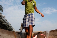 Los bagres son pesca usual en el Canal de Chiquimulilla. Foto: Jorge Rodríguez/Viatori