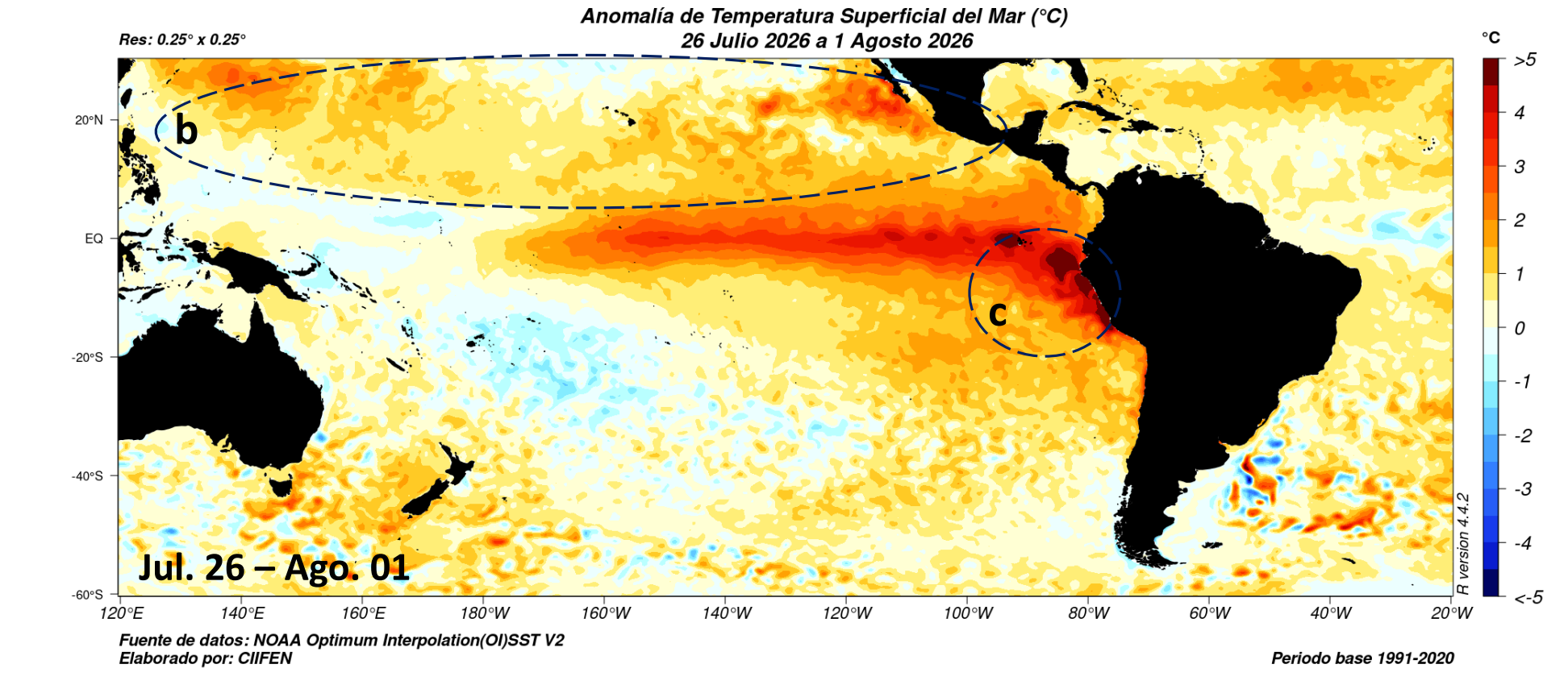El Niño se fortalece y podría alcanzar una intensidad excepcional a finales de 2026